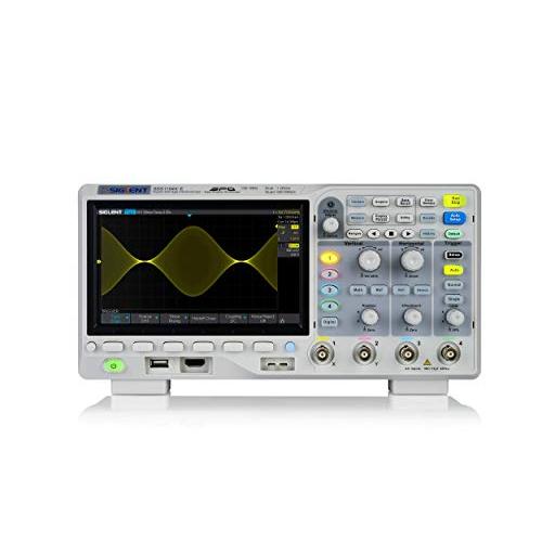 SDS1104 Osciloscopio digital portátil osciloscopio digital con pantalla LCD  de 7 pulgadas, kit de osciloscopio profesional con frecuencia de muestreo