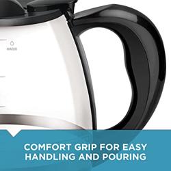 Black+Decker GC3100B TC1200B 12-Cup Replacement Carafe, Black Handle