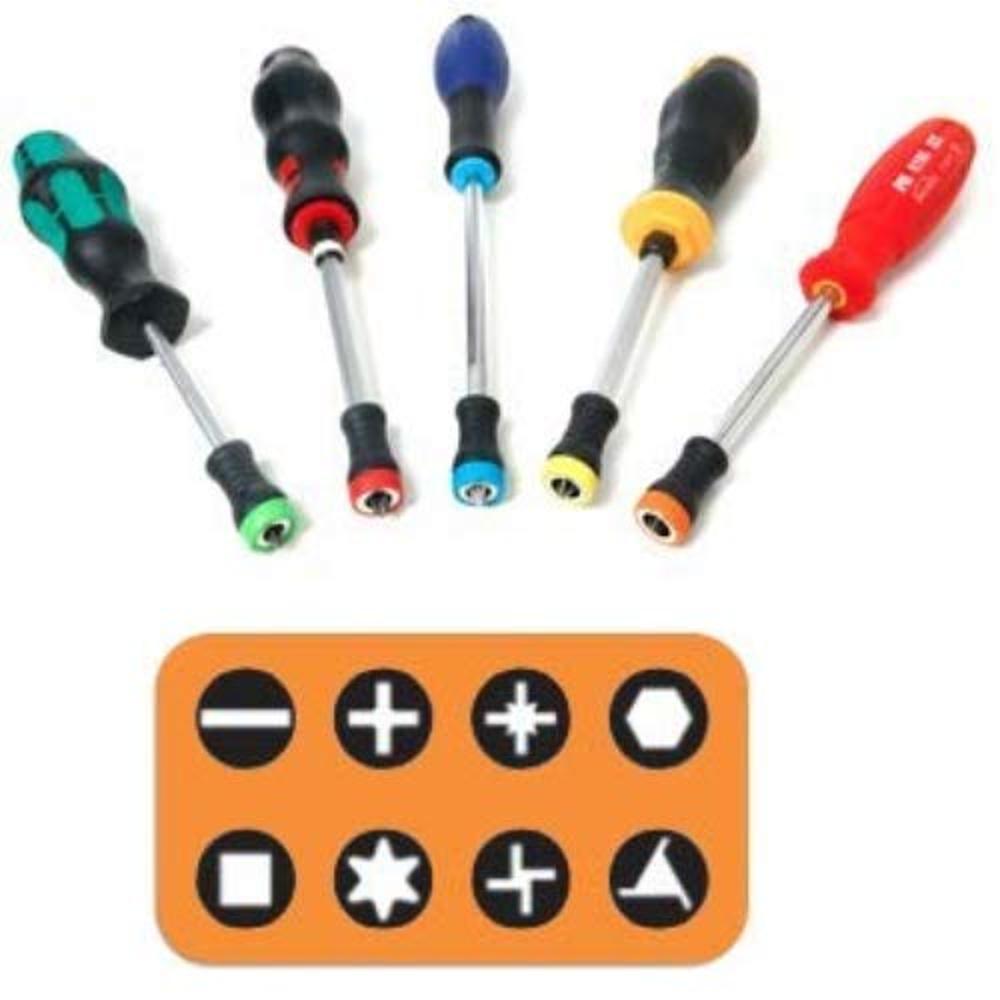 Magnet Driver™ Screw-Holder by Micaton | Magnetic Screwdriver Attachment |  Fits Screwdrivers and Power Bits | No Wobbling or Falling Screws | Allows