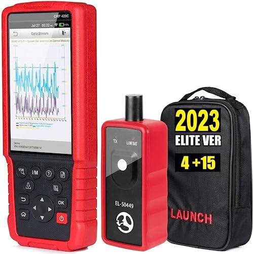 2023 Nuevo Elite LAUNCH OBD2 Scanner CRP429c, ABS SRS TCM ENG Code
