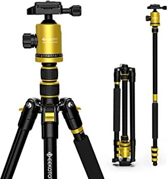 Camara Compacta GEEKOTO Trípode De 77 Pulgadas, Trípode Para
