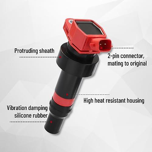 ENA Juego De 4 Bobinas De Encendido UF652 Con Bujía De Iridio 94017 Compatible Con Hyundai Kia 2012 2013 2014 2015 2016 2017 2018 2019 Rio 2012-2019 | Compra Online En Yaxa