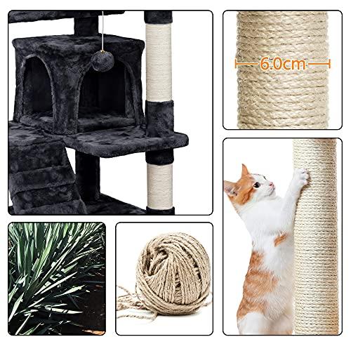 Yaheetech 54in Cat Tree Tower Condo, Cat Tree for Indoor Cats w
