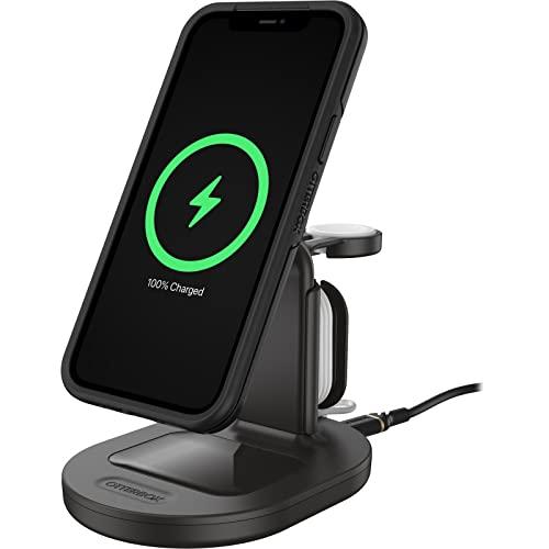 OtterBox 3in1 Wireless Charging Station 2.0 for MagSafe Black