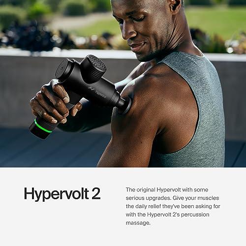 Hyperice Hypervolt 2 Black Featuring Quiet Glide Technology