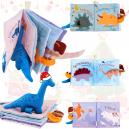 Richgv Libros suaves para bebés de 0 a 3 a 6 a 12 meses libros interactivos  de tela 3D para bebés regalos de juguetes para recién nacidos libros de –  Yaxa Guatemala