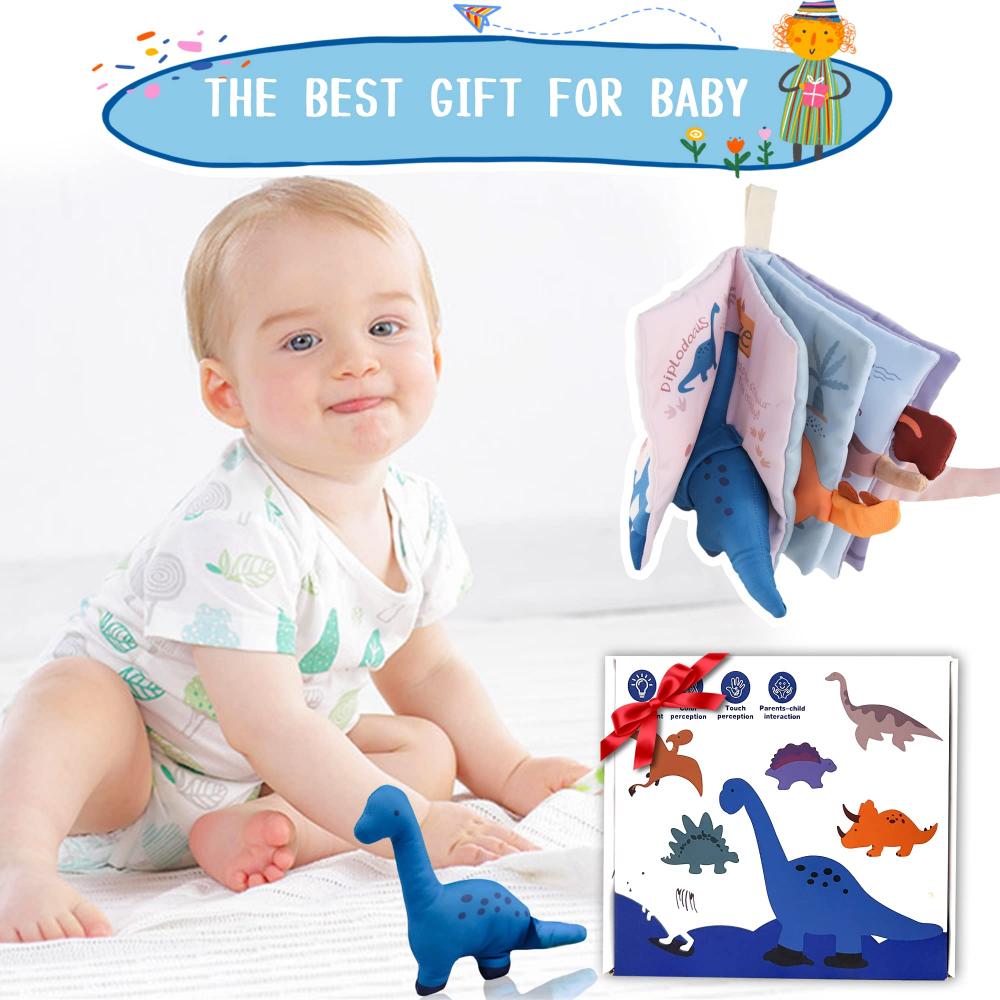 Richgv Libros suaves para bebés juguetes 0-3-6-12 meses, libros arrugados  con tacto y sensación 3D, regalos de Navidad para bebés, libros de tela,  cochecito de bebé, juguetes sensoriales, juguetes para recién nacidos