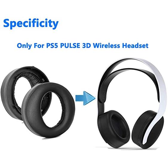 Almohadillas para auriculares, suaves, de alta elasticidad, insonorizadas,  almohadillas de repuesto para auriculares PS5, auriculares inalámbricos  PULSE 3D