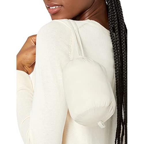   Essentials Chaqueta acolchada ligera de manga larga  resistente al agua para mujer (disponible en tallas extragrandes) :  Deportes y Actividades al Aire Libre