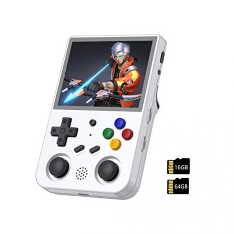  Airuidas RG ARC-S Retro Handheld Game Linux System RG3566 4.0  inch IPS Screen,RGARC S with1G 128GTF Card Pre-Installed 4541 Games  Supports 5G WiFi 4.2 Bluetooth Online Fighting,Streaming and HDMI : Toys