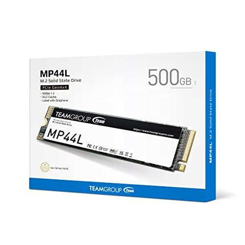 TEAMGROUP MP44L 500GB SLC Cache NVMe 1.4 PCIe Gen 4x4 M.2 2280 SSD para ...