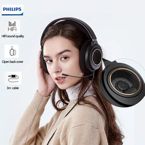 Philips Over The Ear Studio Headphones for Recording Open Back Gaming