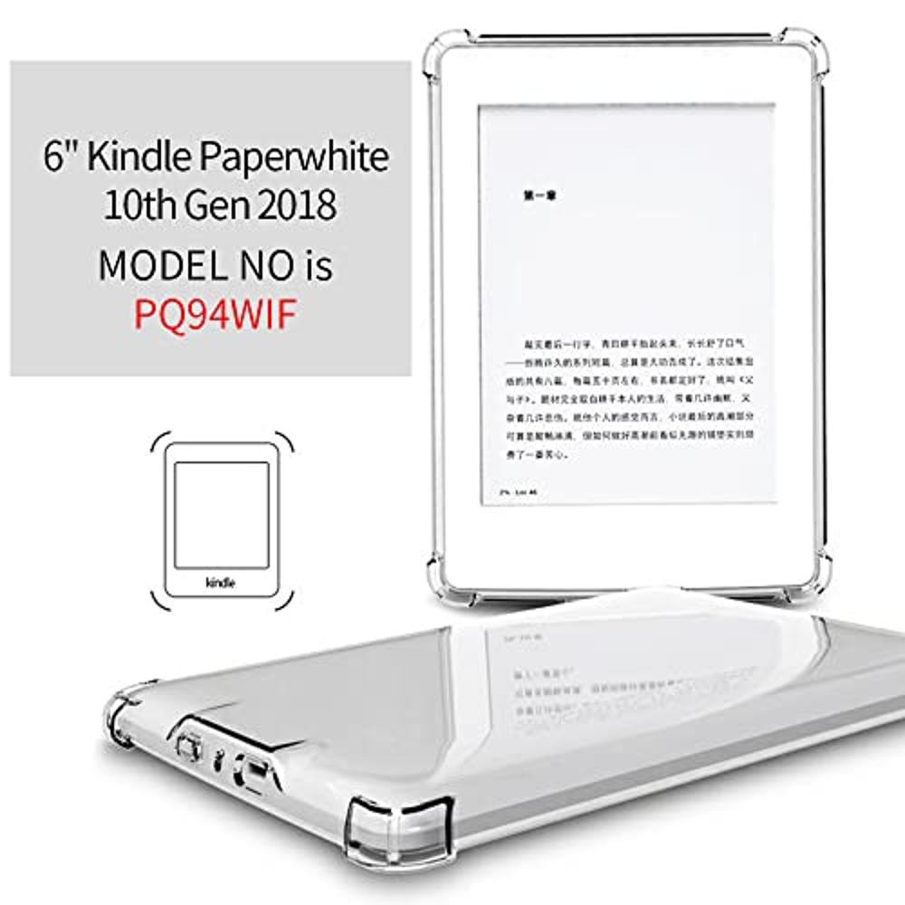 Funda para Kindle Paperwhite 10ª generación 2018, delgada y ligera con  funda protectora para  Kindle Paperwhite (10ª generación-2018), morado
