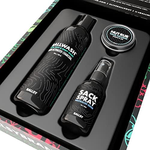 Ballsy Gift Set For Men, Jolly Jewels Pack, Includes Body Wash