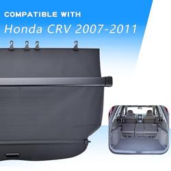 Cargo Trunk Cover Compatible with Honda CRV 2007-2011 Retractable Luggage Security Rear Shade Cover Waterproof Anti-UV Privacy Protection - Tamaño 2007-2011 - Color standard