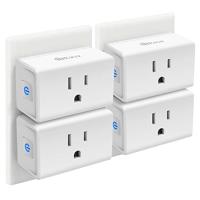 SwitchBot Smart Plug Mini HomeKit Enable, Smart Wi-Fi(2.4G Only) and Bluetooth  Outlet, 15A, 2 Pack 