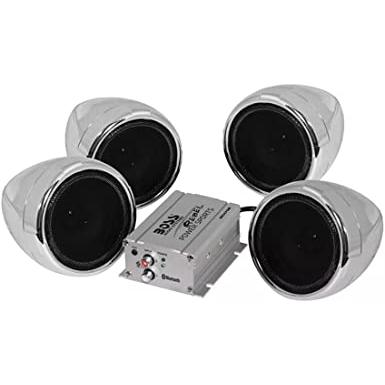 Sistema de sonido con amplificador Bluetooth para ATV altavoces manos  libres sistema de audio USB FM altavoces estéreo de 3 pulgadas 12 V audio –  Yaxa Costa Rica