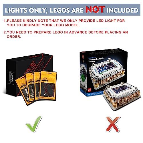 Lights for Real Madrid Santiago Stadium Compatible with LEGO® 10299  (Remote)