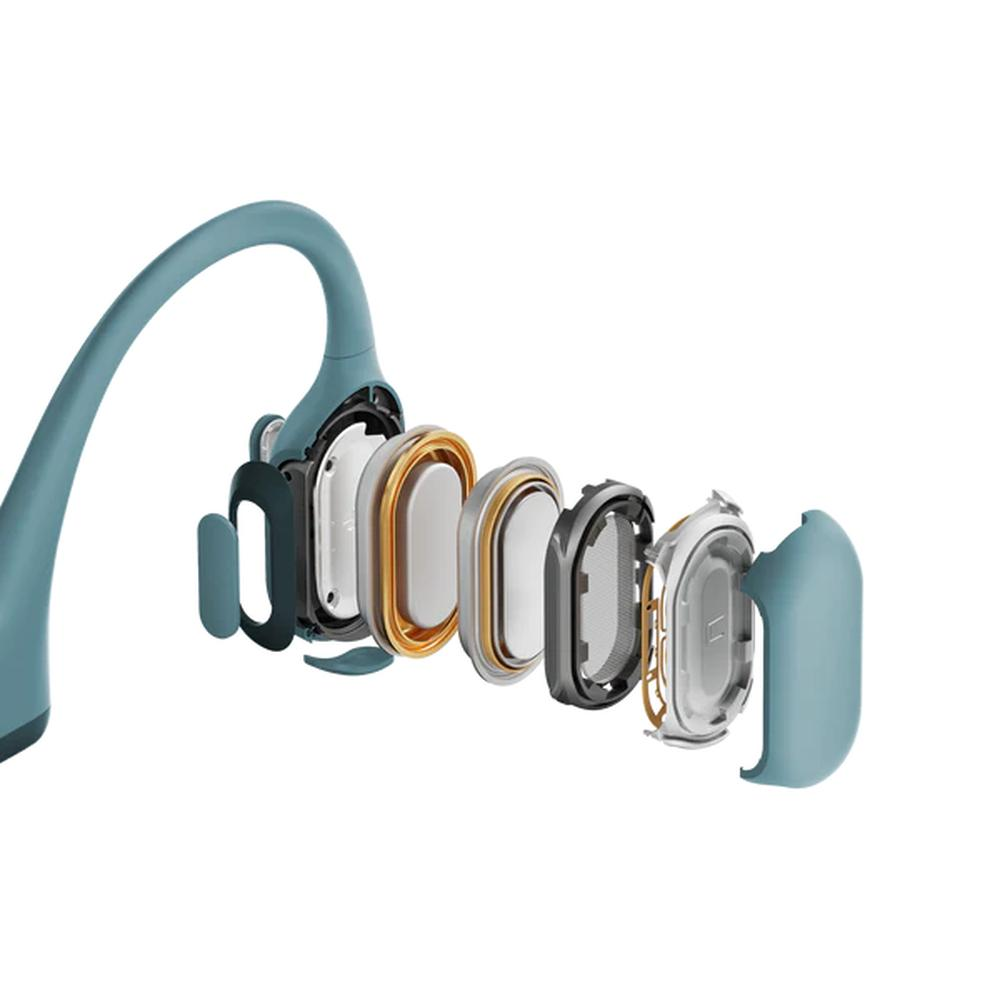 ▷ SHOKZ OpenRun Pro Auriculares Inalámbrico Banda para cuello  Llamadas/Música Bluetooth Beige