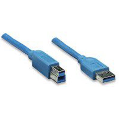 Cable USB para Impresora A Male a B Male 3.0 - Intelite Guatemala