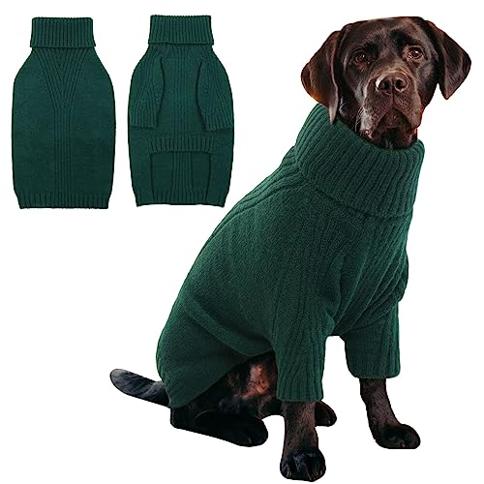 Green dog hot sale christmas sweaters