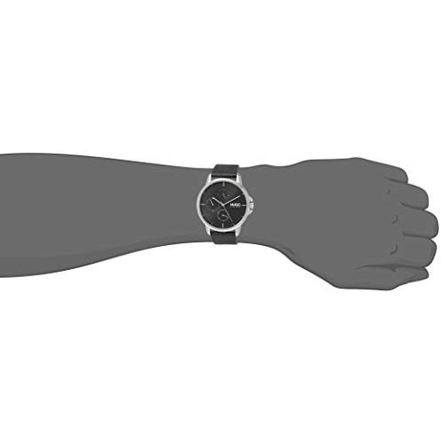 HUGO #Focus Men Black Business : Qtz and Strap Watch, Steel Precio Multifunction 1530022) Stainless (Model: Guatemala Color