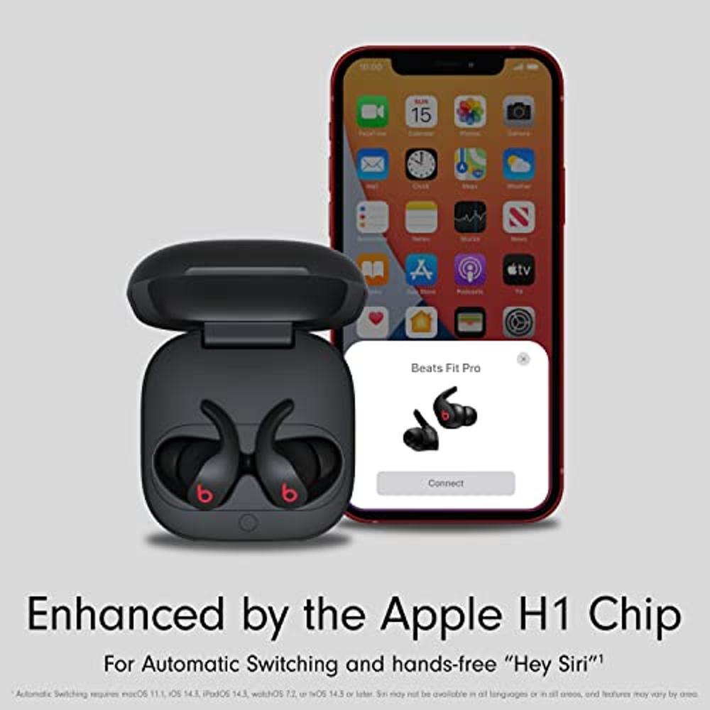 Beats Fit Pro - Auriculares inalámbricos con cancelación de ruido, chip H1  de audífonos de Apple, compatibles con Apple y Android, con Bluetooth clase