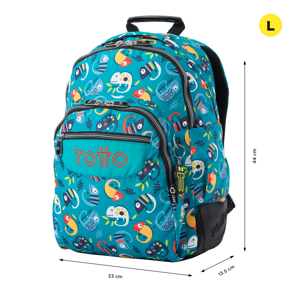 Totto Mochila Juvenil Rayol Multicolor  Precio Guatemala - Kemik Guatemala  - Compra en línea fácil