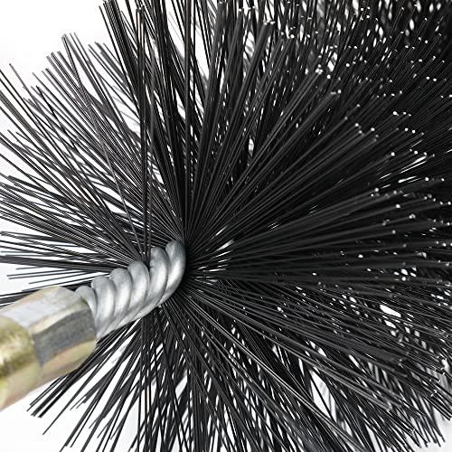 75mm Diameter Stainless Steel Cylinder Wire Tube Pipe Cleaning Brush