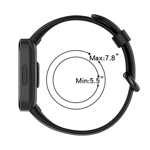 Compre 304 Correa de Reloj de Tres Perlas de Acero Inoxidable Con Protector  de Caja de Reloj + Herramienta de Instalación Para Watch de Xiaomi Redmi /  Mi Reloj Lite - Negro