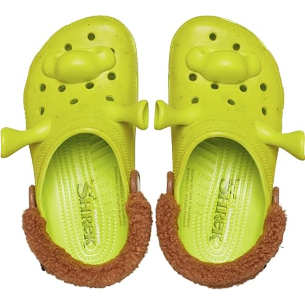 Shrek Crocs! (US M9/W11), Men's Fashion, Footwear, Flipflops and Slides on  Carousell