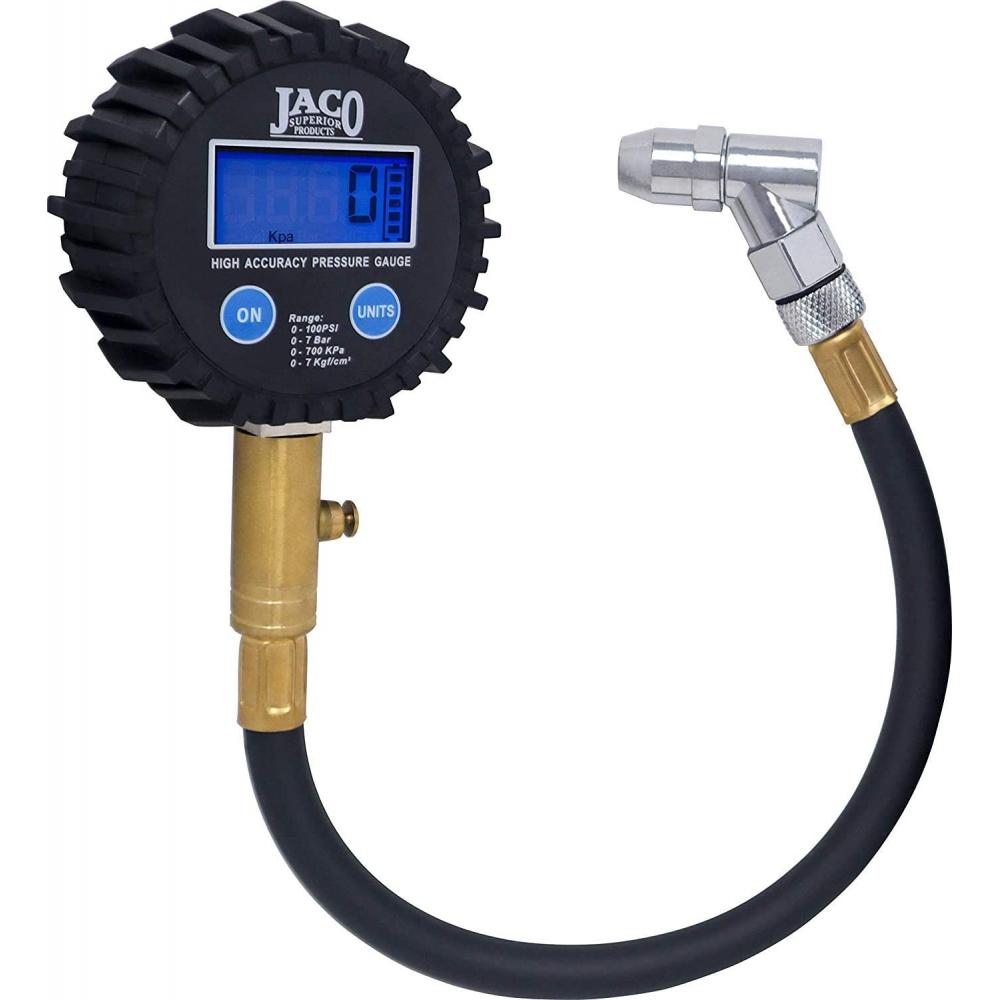 TIRETEK Medidor de presión de neumáticos para automóviles (0-60 PSI) –  Medidor de presión de neumáticos para neumáticos, medidor de presión de  aire