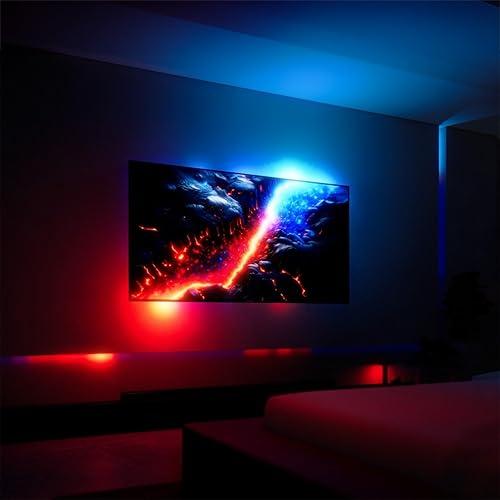 Fancy LEDs Fancy Sync Box Ambient TV Backlight Syncing Box HDMI 2.0 Todos los tamaños de TV (56