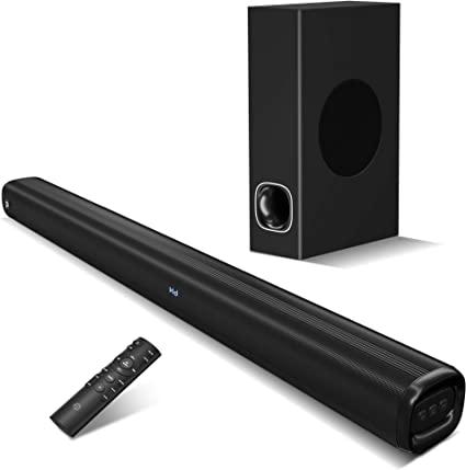 Barra De Sonido Con Subwoofer, 2.1 Canales Con Sonido Envolvente 3D ...