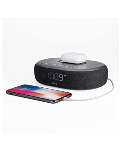 iHome TIMEBOOST Reloj despertador de carga inalámbrica con