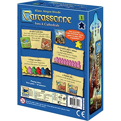 Expansión Carcassonne Inns Cathedrals - Juego de mesa medieval de ...