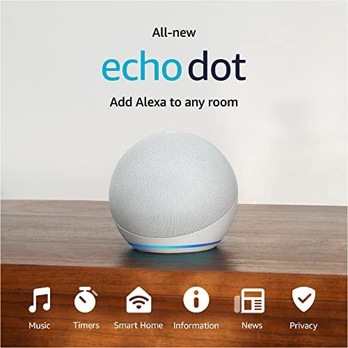 Echo Dot (4.ª generación) versión internacional | Altavoz inteligente con  Alexa | Negro