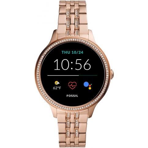 Fossil FTW6031P reloj inteligente Oro rosa - Relojes inteligentes (Pantalla  táctil, Wifi, Oro rosa)