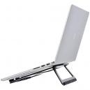Basics Soporte plegable portátil de aluminio para portátiles de  hasta 13 , negro