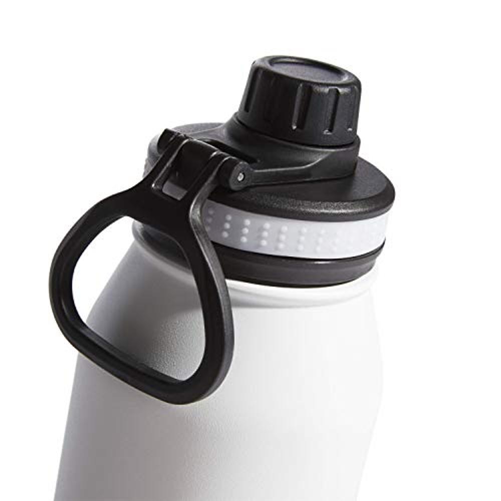  adidas Botella de agua de metal unisex de 1 litro (32 oz),  Negro/Pulso Verde menta/Azul Fusión : Hogar y Cocina