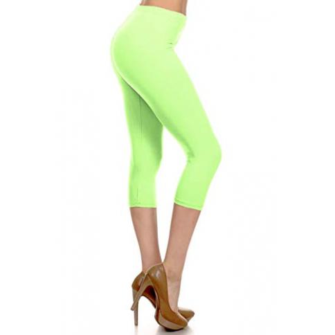 Leggings Depot Leggings de cintura alta para mujer, pantalones tipo leggings  sólidos con cintura suave de
