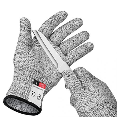 1 Pair Wood Carving Gloves Anti-Slip Wear Resisting Durable Anti