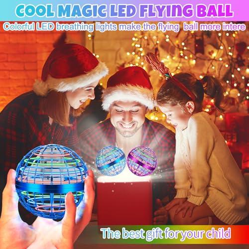 OSDUE Bola Voladora Eléctrica Con Luces LED – Juguete OVNI Con Sensor De Choque Para Niños Y Adultos, Ideal Para Interior Y Exterior