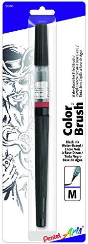 Pentel Color Brush Pen, Black (GFLBP101) Precio Guatemala