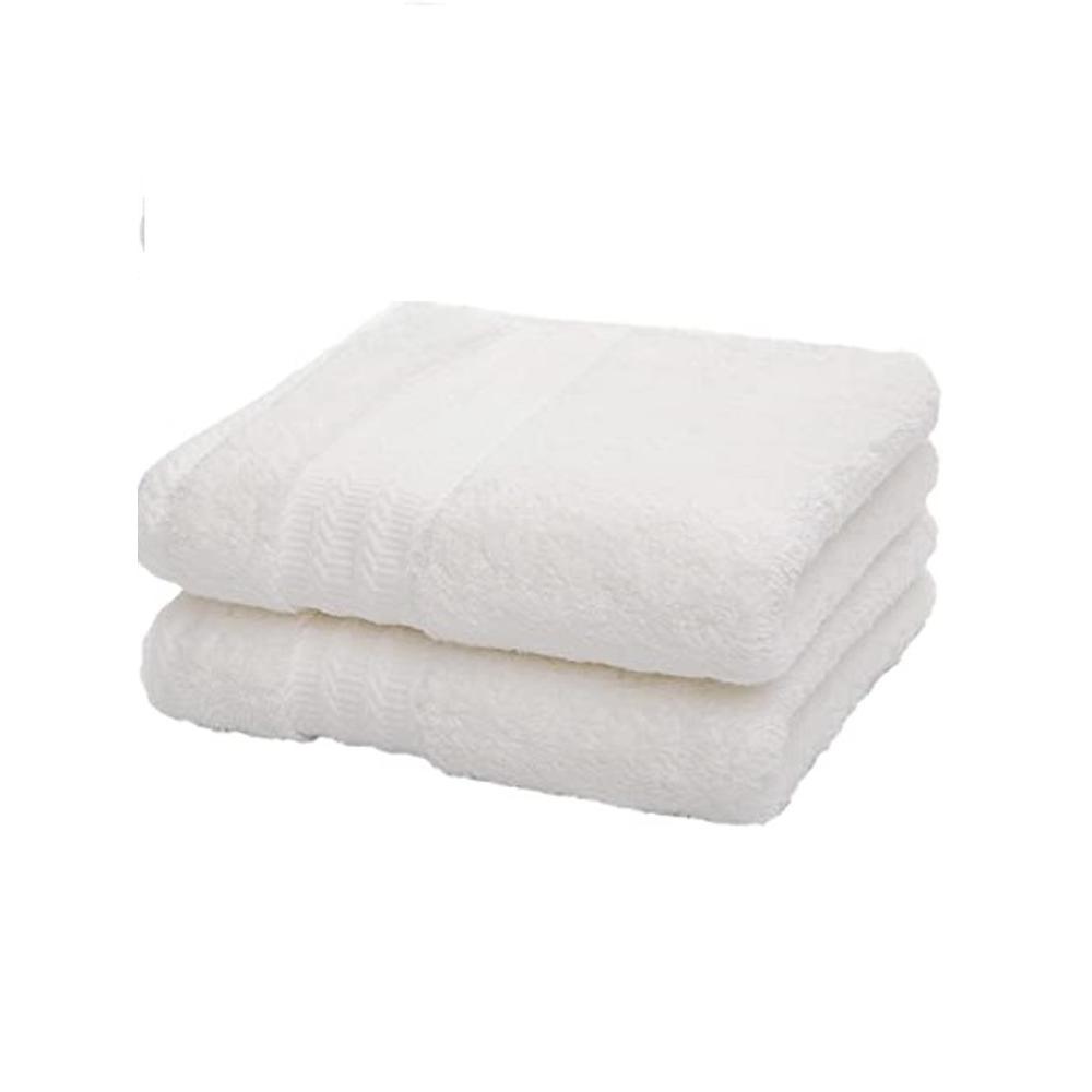 ZOLLNER 5 Toallas de baño Grandes 100% algodón, 100x150 cm, Blancas :  .es: Hogar y cocina