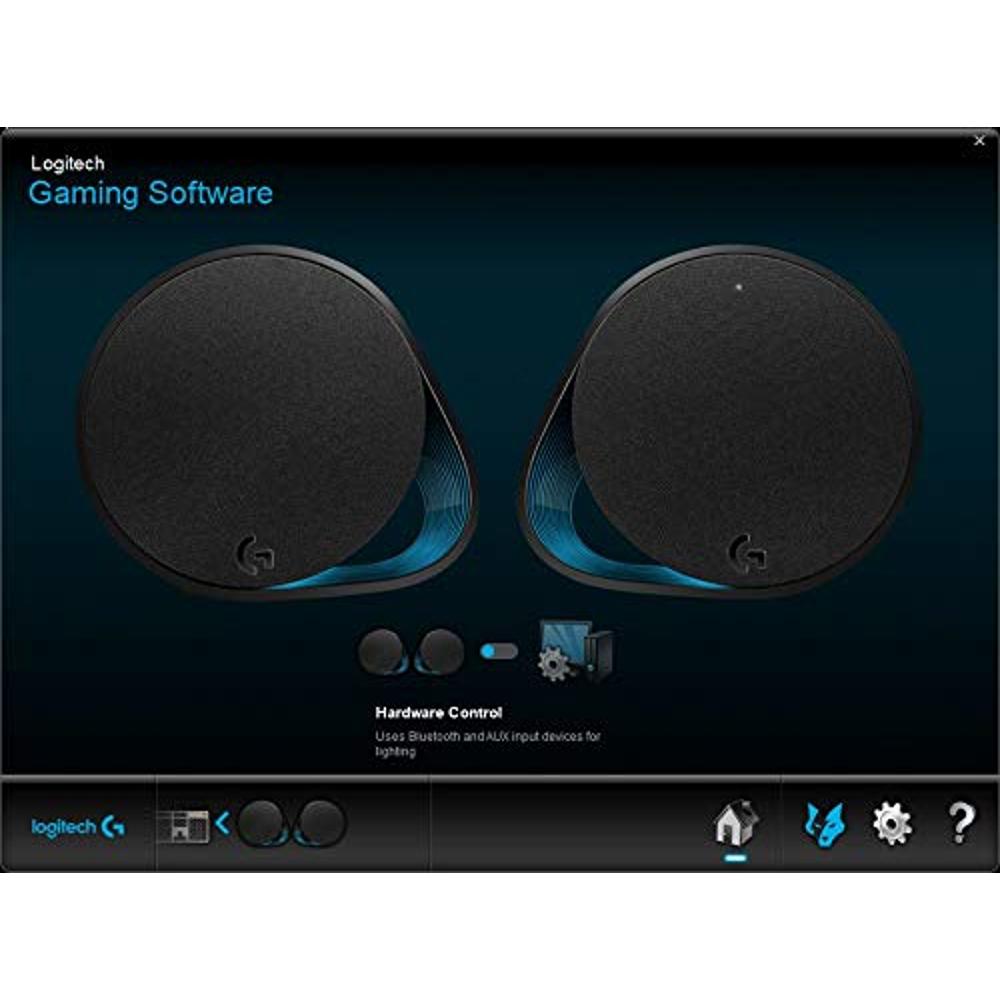 Logitech Sistema de altavoces para juegos de PC G560 con sonido envolvente  7.1 DTS:X, basado en juegos, LIGHTSYNC RGB, dos altavoces y subwoofer