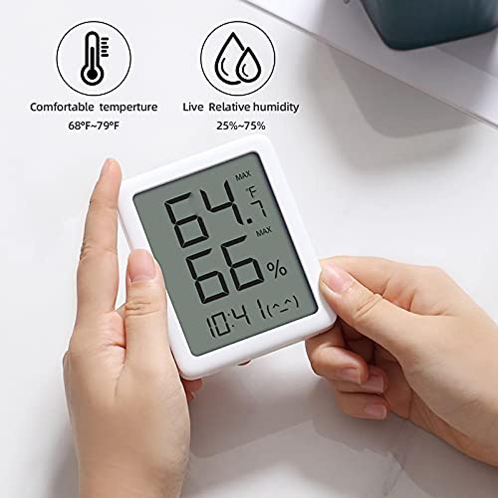 LIFKOME 3 unids termómetro higrómetro digital medidor de temperatura  interior medidor de humedad interior medidor de humedad temperatura monitor