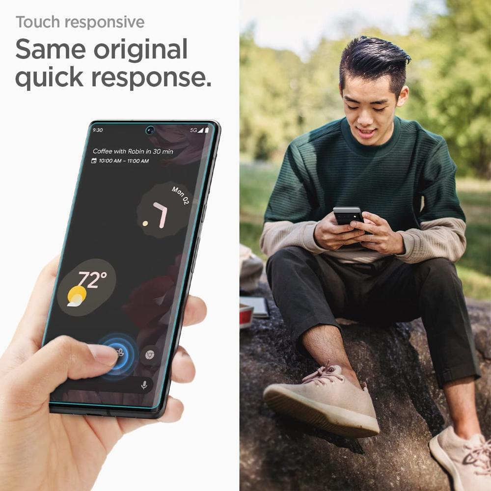 Protector de pantalla Spigen [NeoFlex] diseñado para Pixel 6 Pro (2021