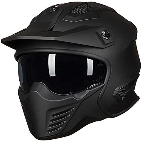 open face dirt bike helmet