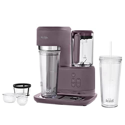 Mr. Coffee 3in1 SingleServe Frappe, Iced Hot Coffee Maker Blender w